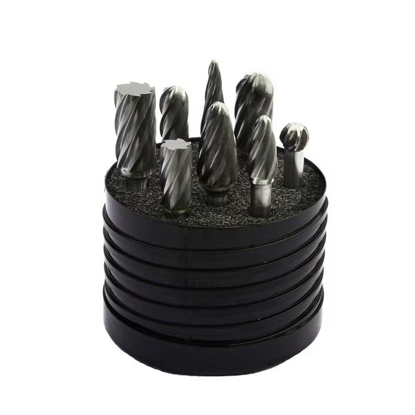 SET 10, Solid Carbide Bur Set Aluminum Cut, Drillco, Mfr#: 70S010NF